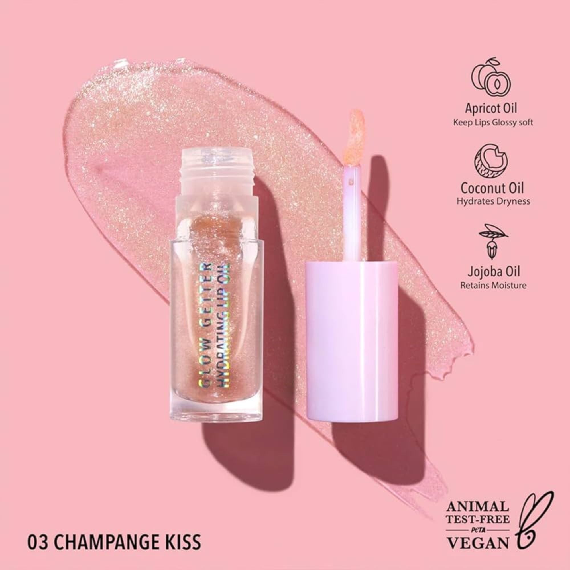 Glow Getter Hydrating Lip Oil - MAKEUPMX Distribuidora