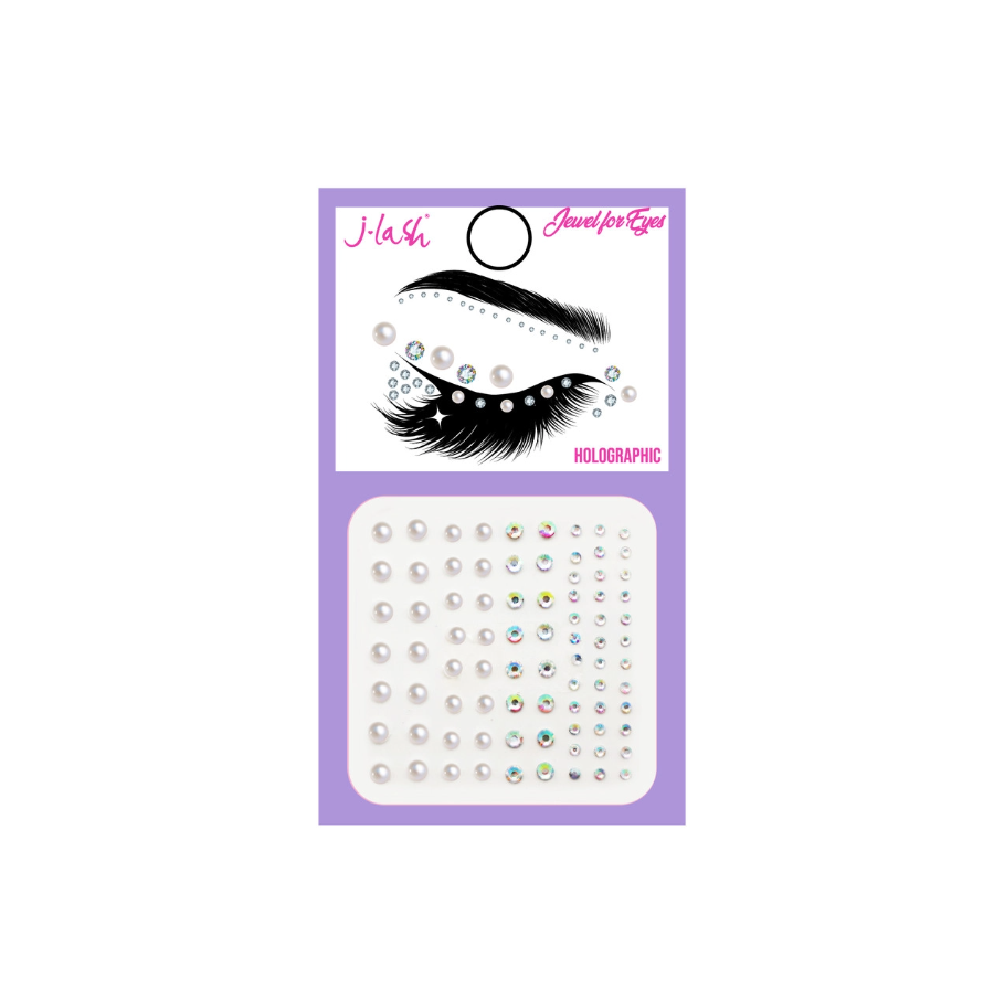 Pearls & Holographic Jewels - JE7