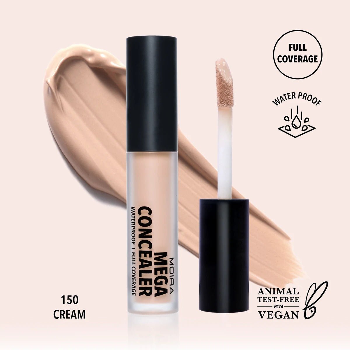 Mega Waterproof Concealer - MAKEUPMX Distribuidora