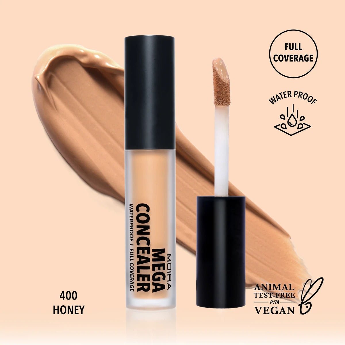 Mega Waterproof Concealer - MAKEUPMX Distribuidora