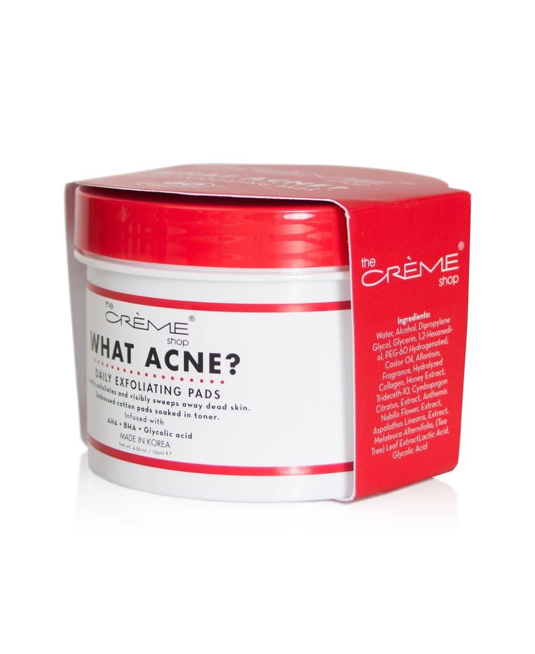 WHAT ACNE? DAILY EXFOLIATING PADS - MAKEUPMX Distribuidora