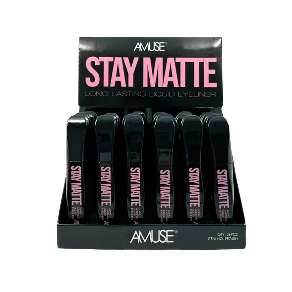 Display - Stay Matte Long Lasting Liquid Eyeliner - 36 Pcs