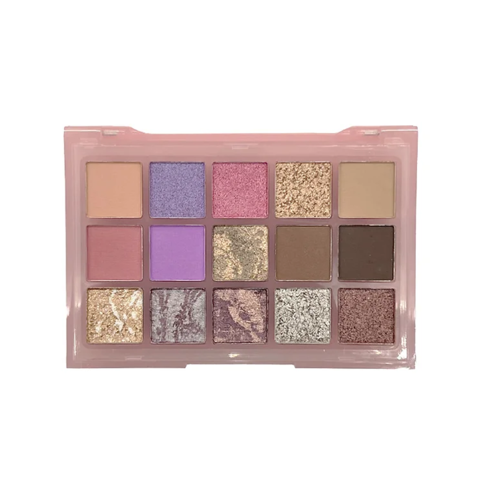 Display - Pink Opal Eyeshadow Palette - 12 Pcs