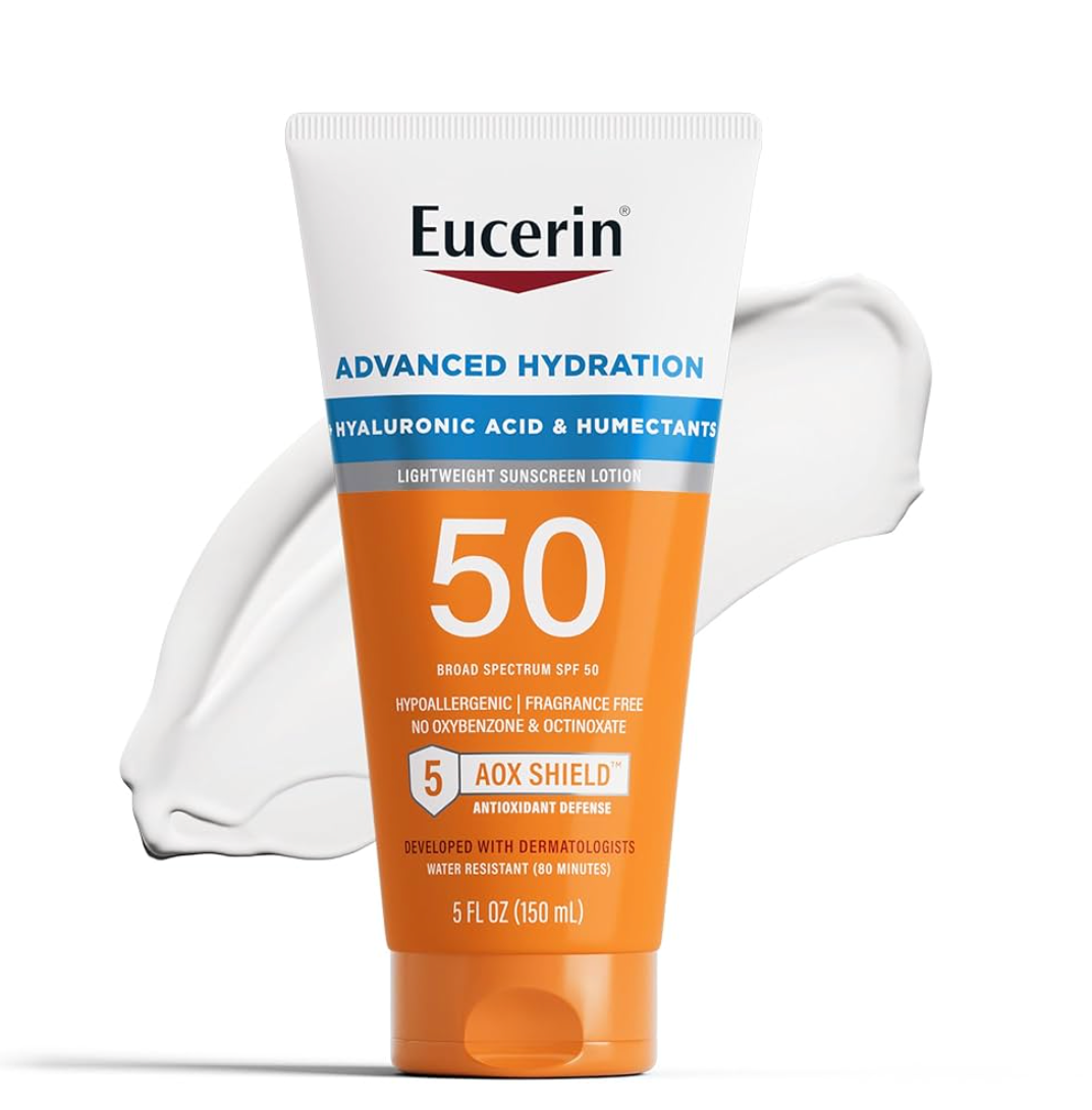 Advanced Hydration Spf 50 Sunscreen Lotion With Hyaluronic Acid + Humectants