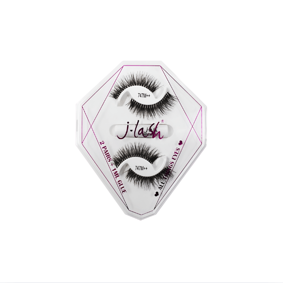 Diamond Natural 747m++ W/glue J - lash - MAKEUPMX Distribuidora