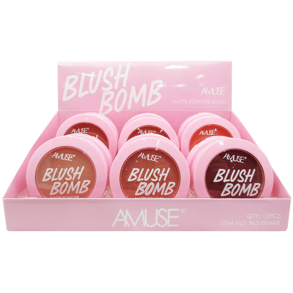 Display - Blush Bomb Matte Powder Blush - 12 Pcs - MAKEUPMX Distribuidora