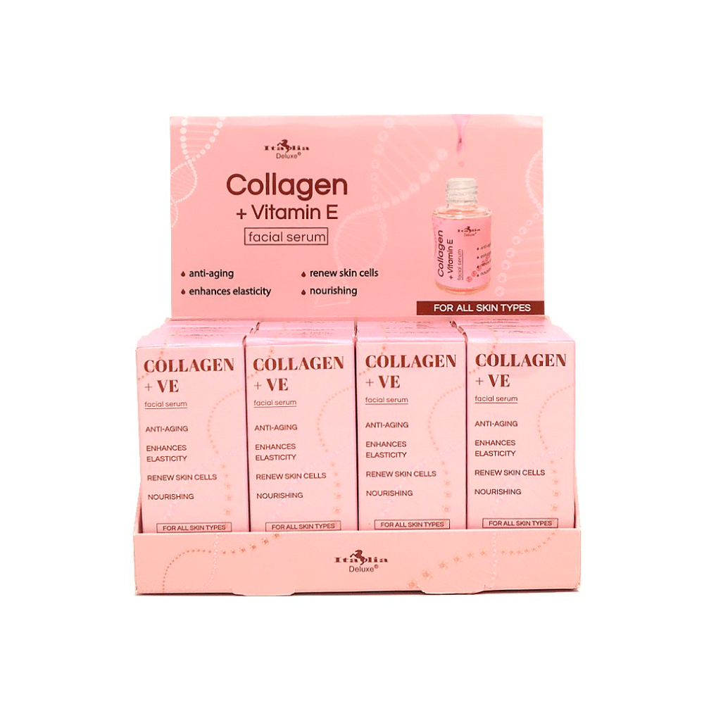Display - Facial Serum Collagen - 12 pcs - MAKEUPMX Distribuidora