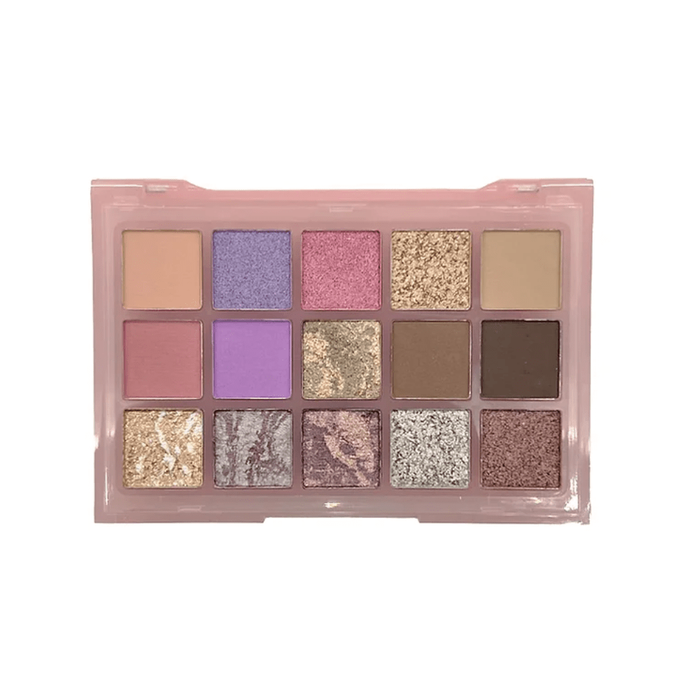 Display - Pink Opal Eyeshadow Palette - 12 Pcs - MAKEUPMX Distribuidora