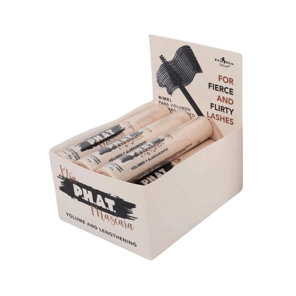 Display - Xtra P.H.A.T Mascara - 12 pcs - MAKEUPMX Distribuidora