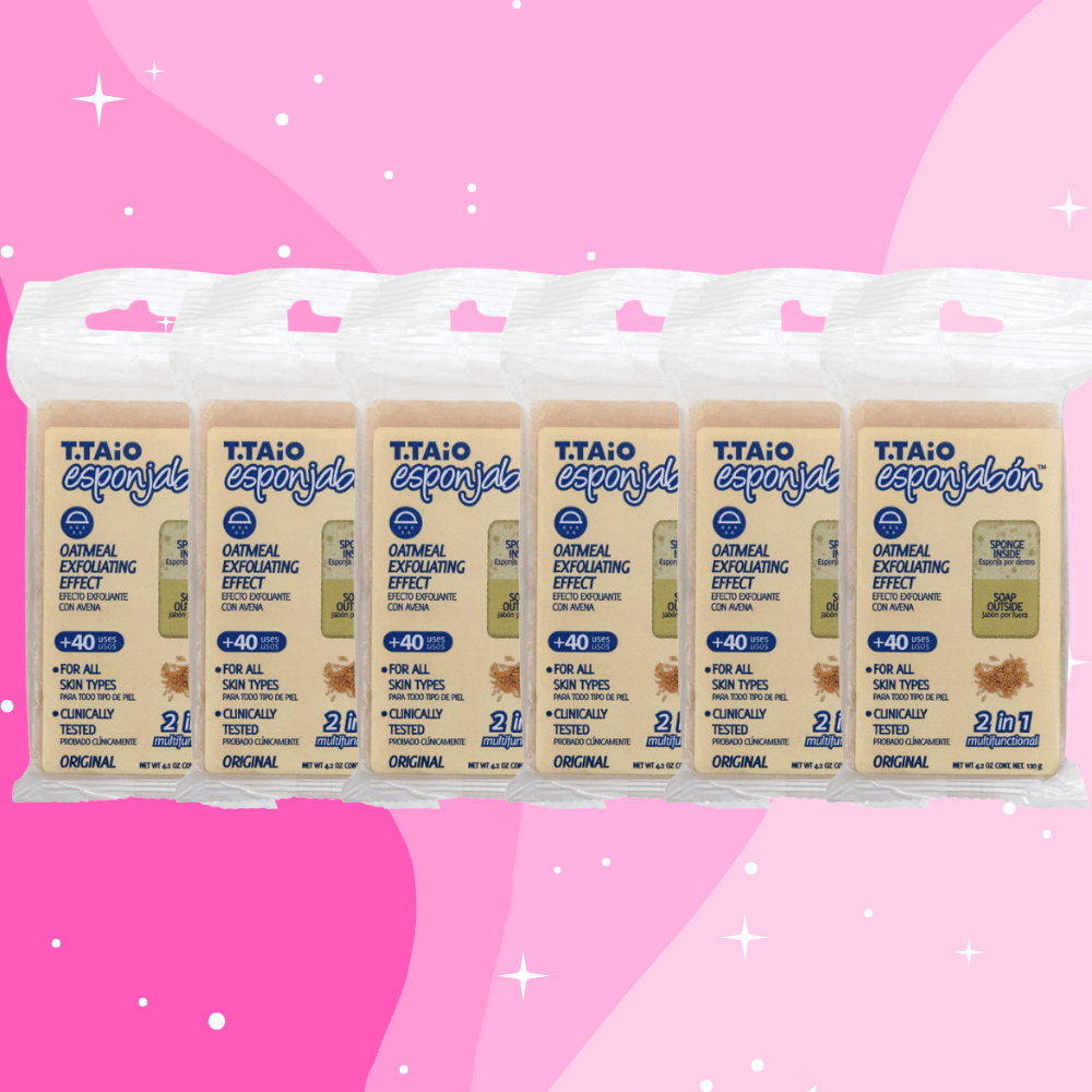 Esponjabón - Efecto Exfoliante Con Avena - MAKEUPMX Distribuidora