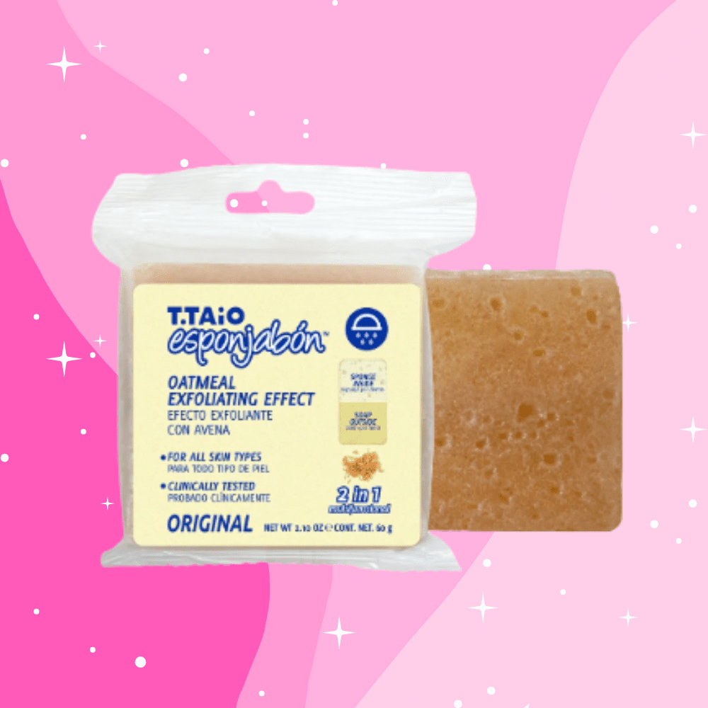 Esponjabón - Efecto Exfoliante Con Avena - MAKEUPMX Distribuidora