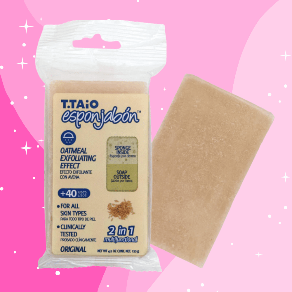 Esponjabón - Efecto Exfoliante Con Avena - MAKEUPMX Distribuidora