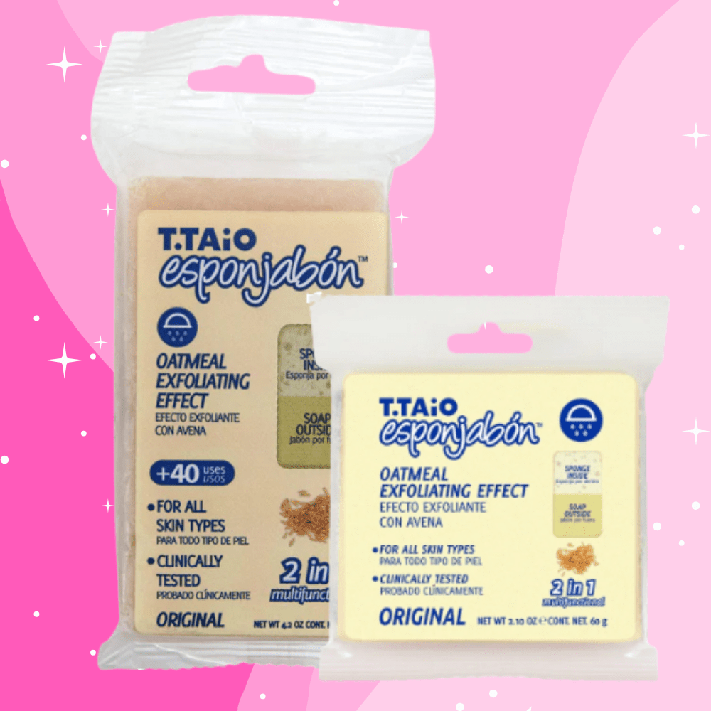 Esponjabón - Efecto Exfoliante Con Avena - MAKEUPMX Distribuidora