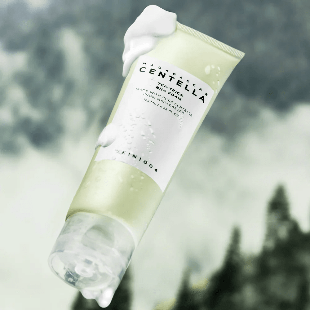Madagascar Centella Tea - trica BHA Foam - MAKEUPMX Distribuidora