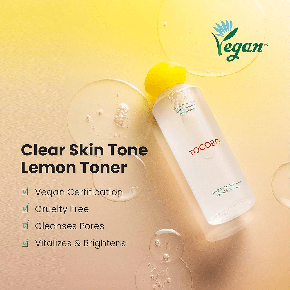 Mini - AHA BHA Lemon Toner 2ml - MAKEUPMX Distribuidora
