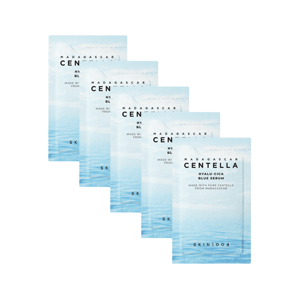 Mini - Pack 10 pz - Hyalu - Cica Blue Serum - MAKEUPMX Distribuidora