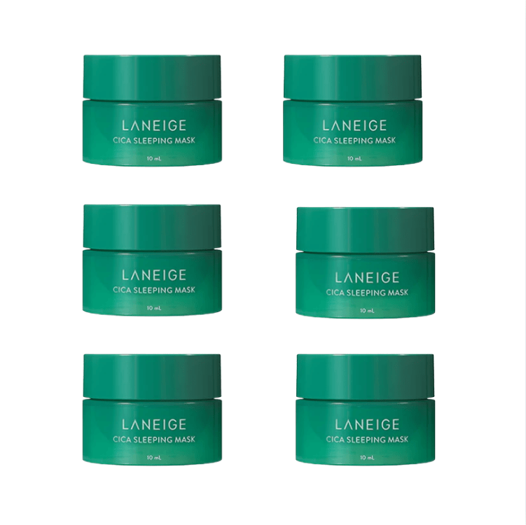 Mini - Pack 5 Pzs - Laneige Cica Sleeping Mask 10ml - MAKEUPMX Distribuidora