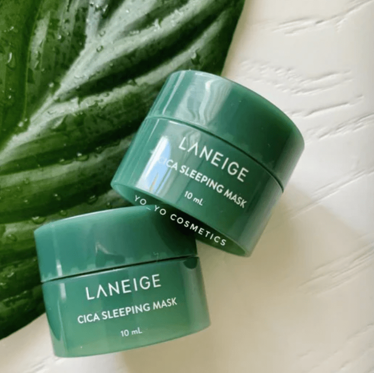 Mini - Pack 5 Pzs - Laneige Cica Sleeping Mask 10ml - MAKEUPMX Distribuidora