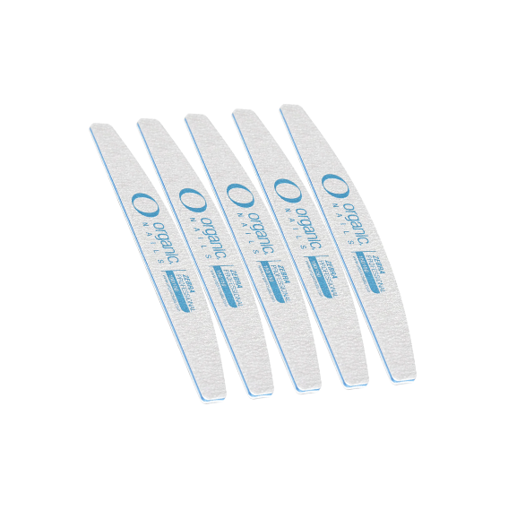 Pack 5 Pz - Organic Nails Lima Zebra Professional 150/150 - MAKEUPMX Distribuidora