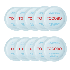 Pack de 10 - Mini - Bio Watery Sun Cream 1.5 ml - MAKEUPMX Distribuidora