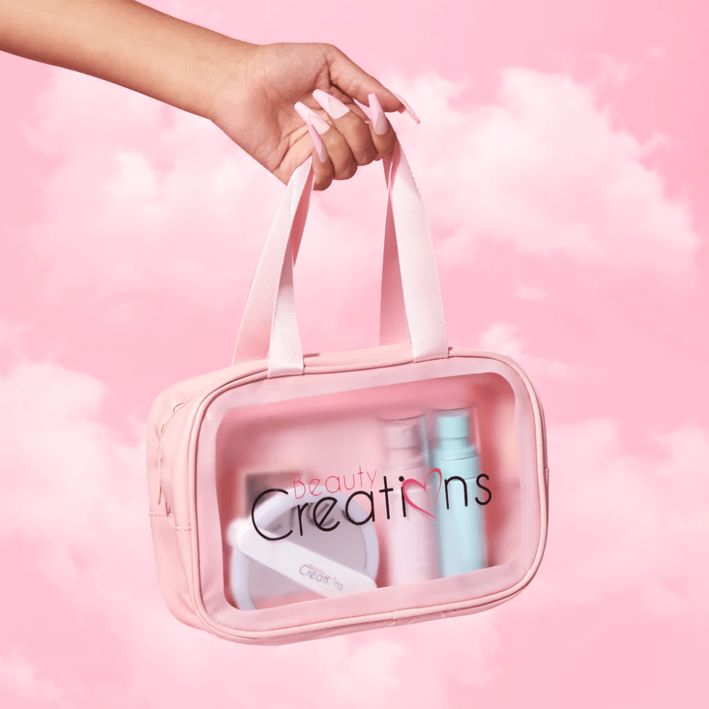 Pink Cosmetics Bag - MAKEUPMX Distribuidora