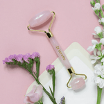 Rose Quartz Facial Roller - MAKEUPMX Distribuidora