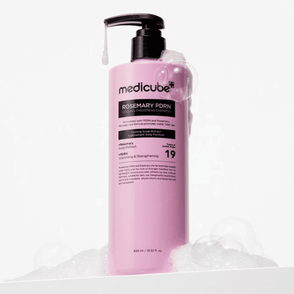 Rosemary PDRN Cooling Thickening Shampoo - MAKEUPMX Distribuidora