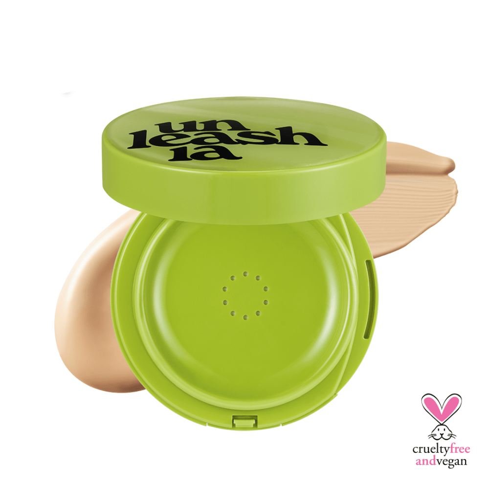 Satin Green Cushion - MAKEUPMX Distribuidora