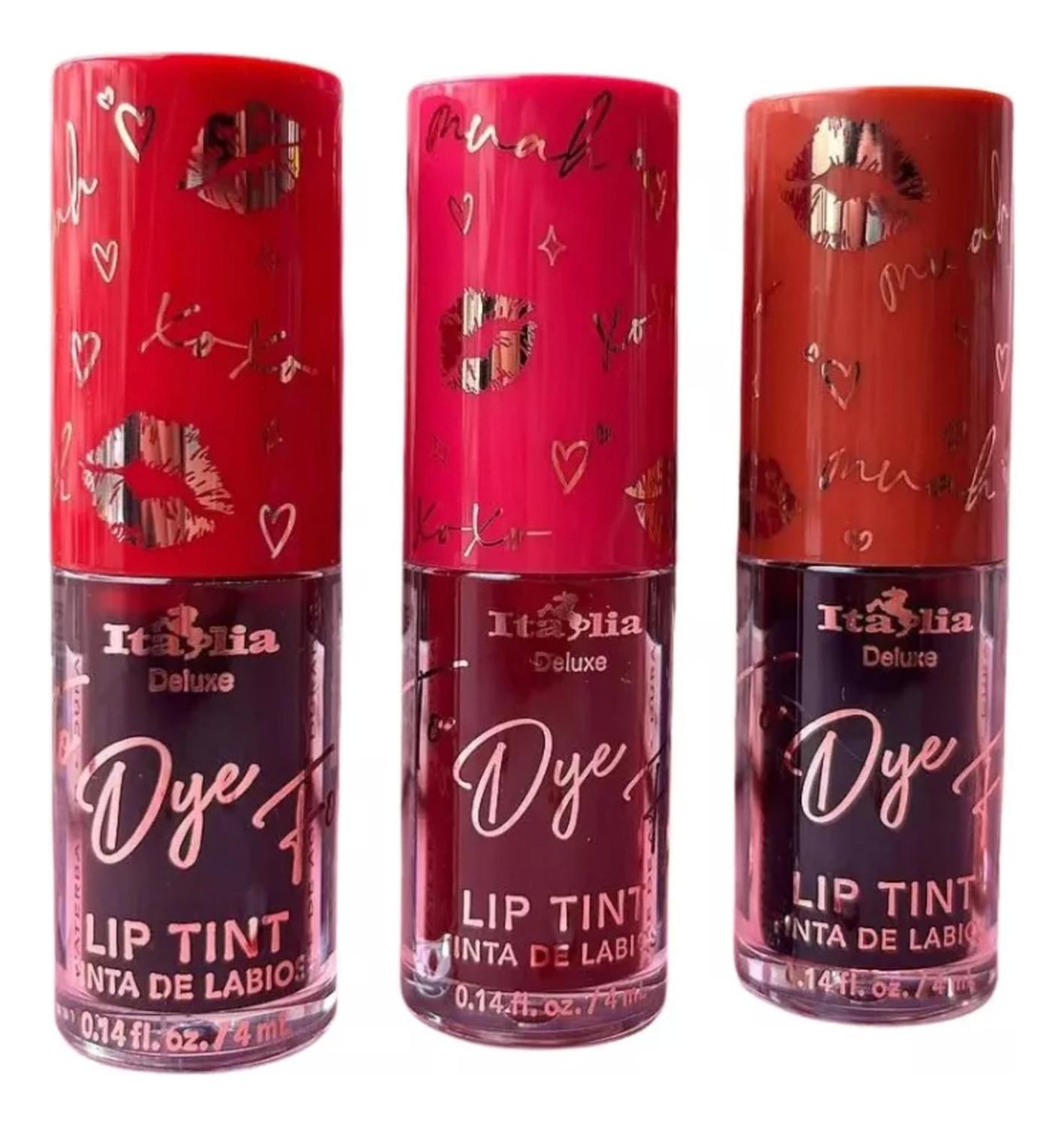 Set 3 Tintas De Labios To Dye For - Italia Deluxe - MAKEUPMX Distribuidora