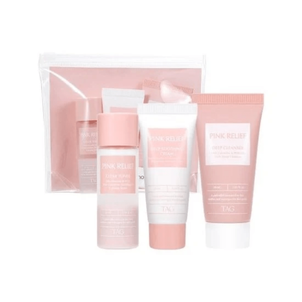 Too Cool For School - Tag Pink Relief Starter Kit - MAKEUPMX Distribuidora