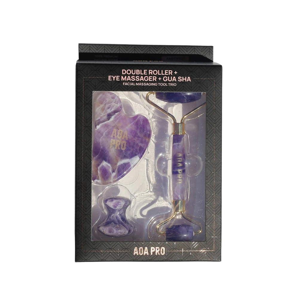 Gua Sha Trio Facial Set - Amethyst