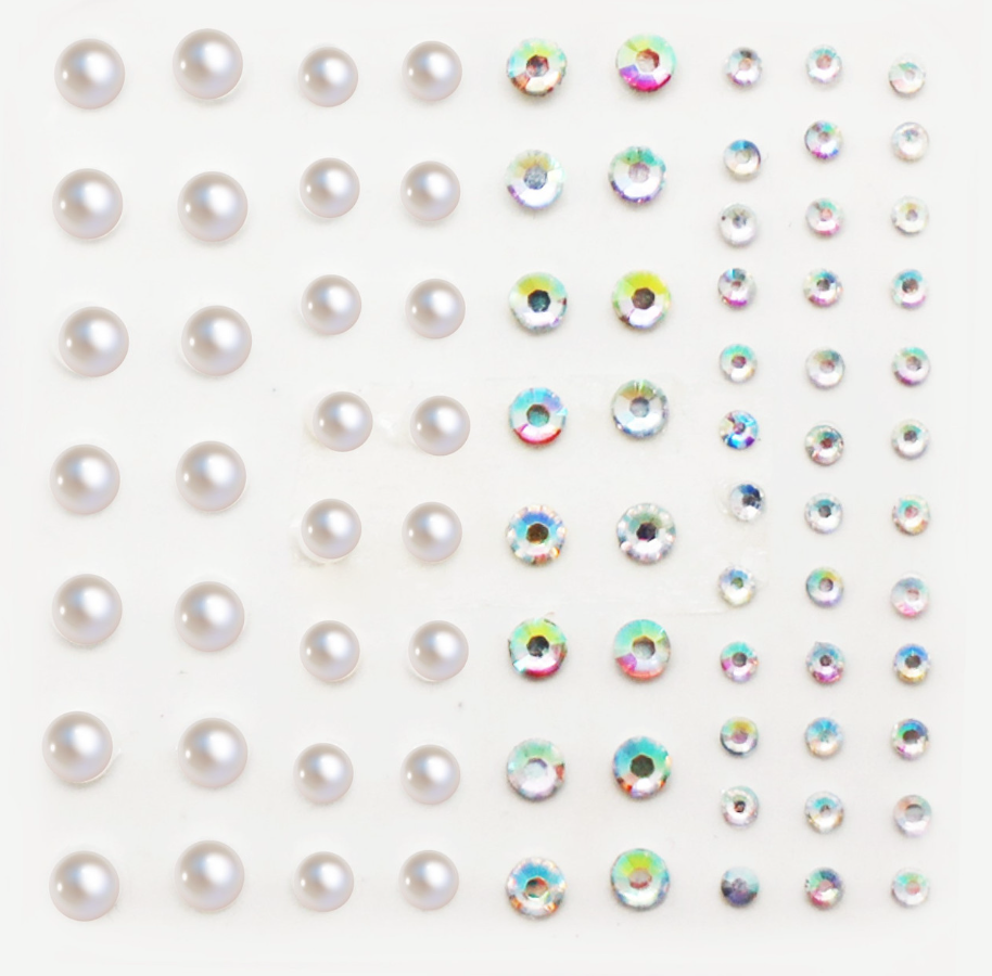 Pearls & Holographic Jewels - JE7