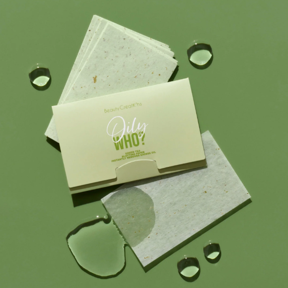 Oily Who Green Tea Blotting Paper