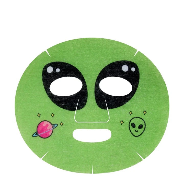 Power Up, Skin! Alien Face Mask - Power Of Greens
