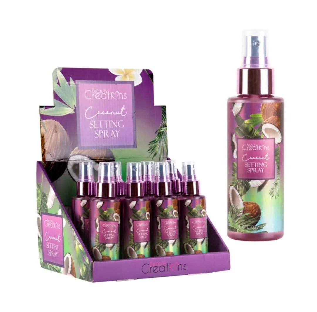 Display - Coconut Setting Spray - 12 Pcs