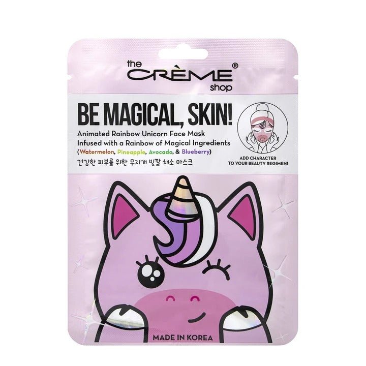 Be Magical, Skin! Rainbow Unicorn Face Mask - Rainbow Of Magical Ingredients - MAKEUPMX Distribuidora