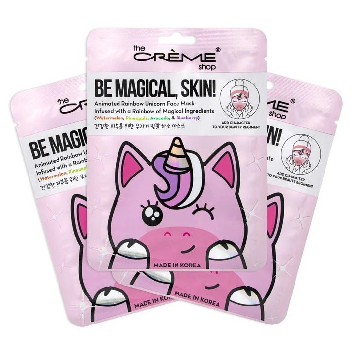 Be Magical, Skin! Rainbow Unicorn Face Mask - Rainbow Of Magical Ingredients - MAKEUPMX Distribuidora