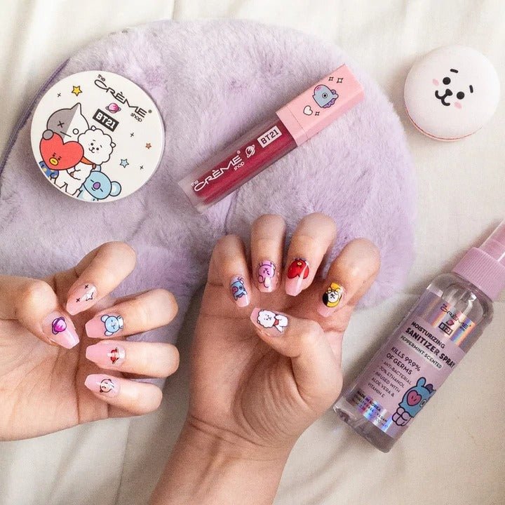 BT21: Universtar Gel Nail Strips (Set of 35) - MAKEUPMX Distribuidora