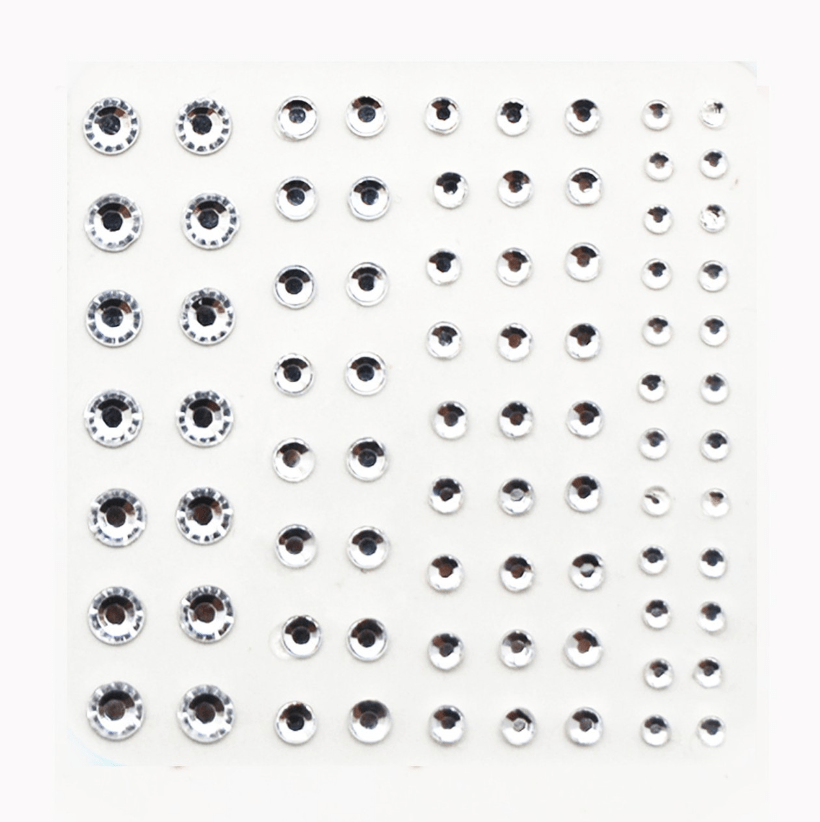 Clear Rhinestone Jewels JE1 - MAKEUPMX Distribuidora