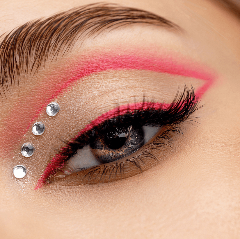 Clear Rhinestone Jewels JE1 - MAKEUPMX Distribuidora