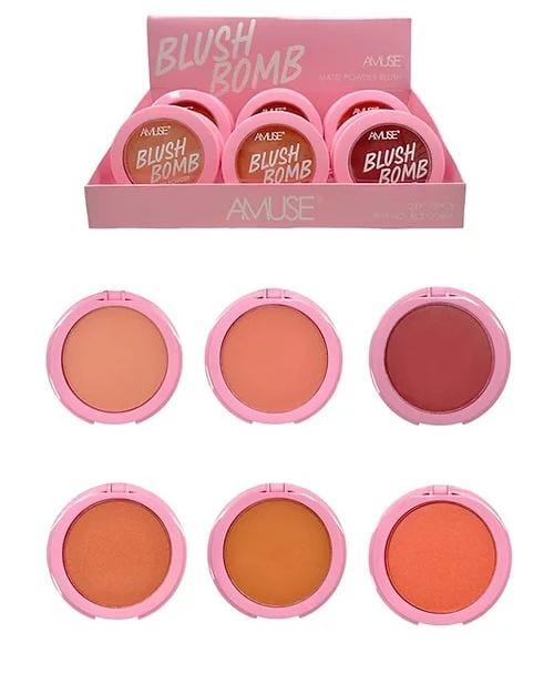 Display - Blush Bomb Matte Powder Blush - 12 Pcs - MAKEUPMX Distribuidora