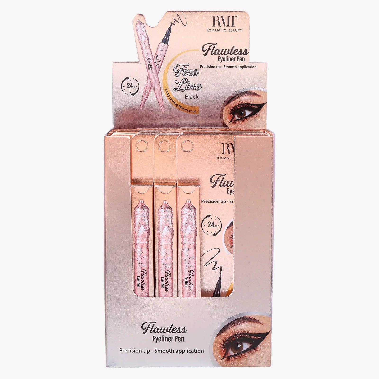 Display - Flawless Eyeliner Pen - 24 Pcs - MAKEUPMX Distribuidora
