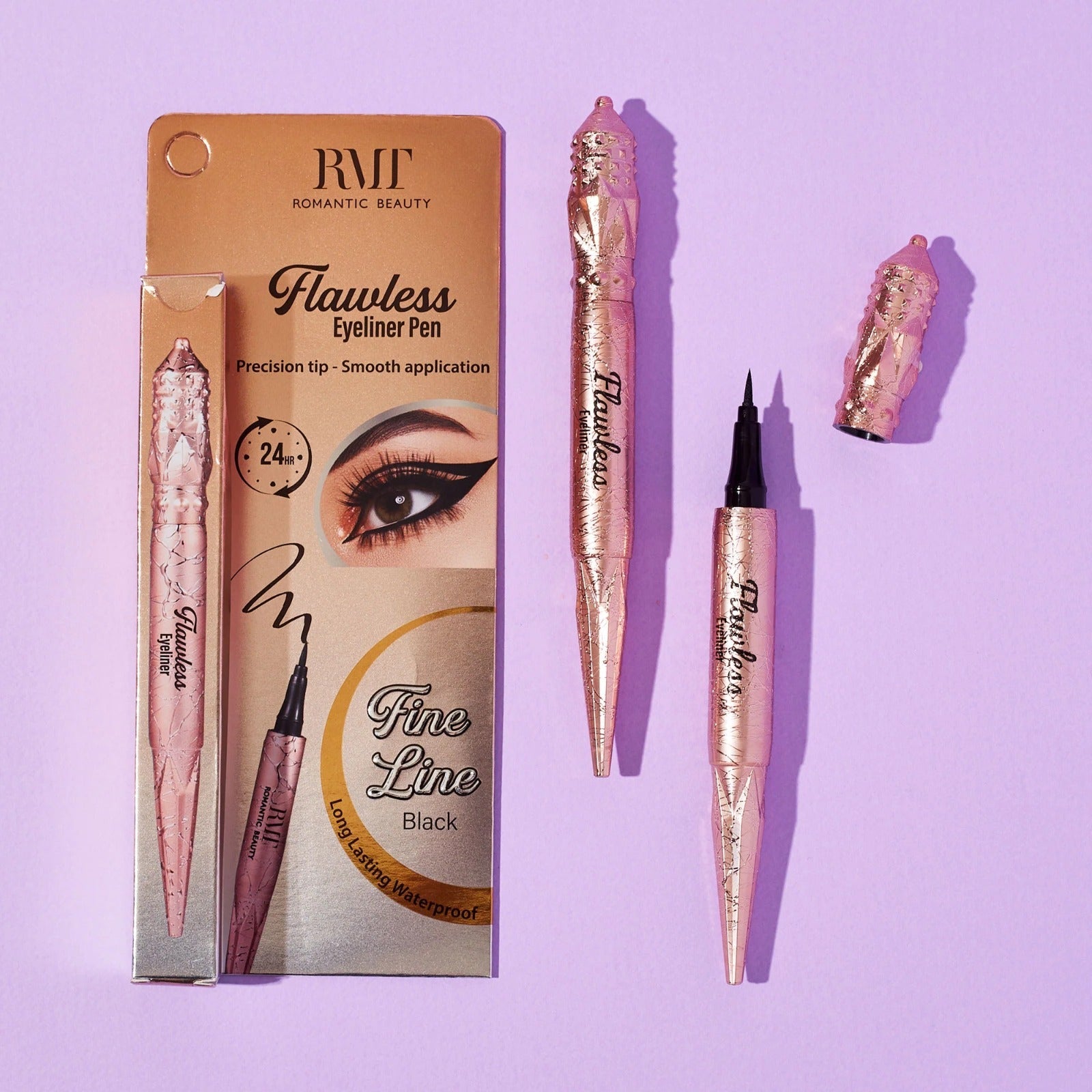 Display - Flawless Eyeliner Pen - 24 Pcs - MAKEUPMX Distribuidora