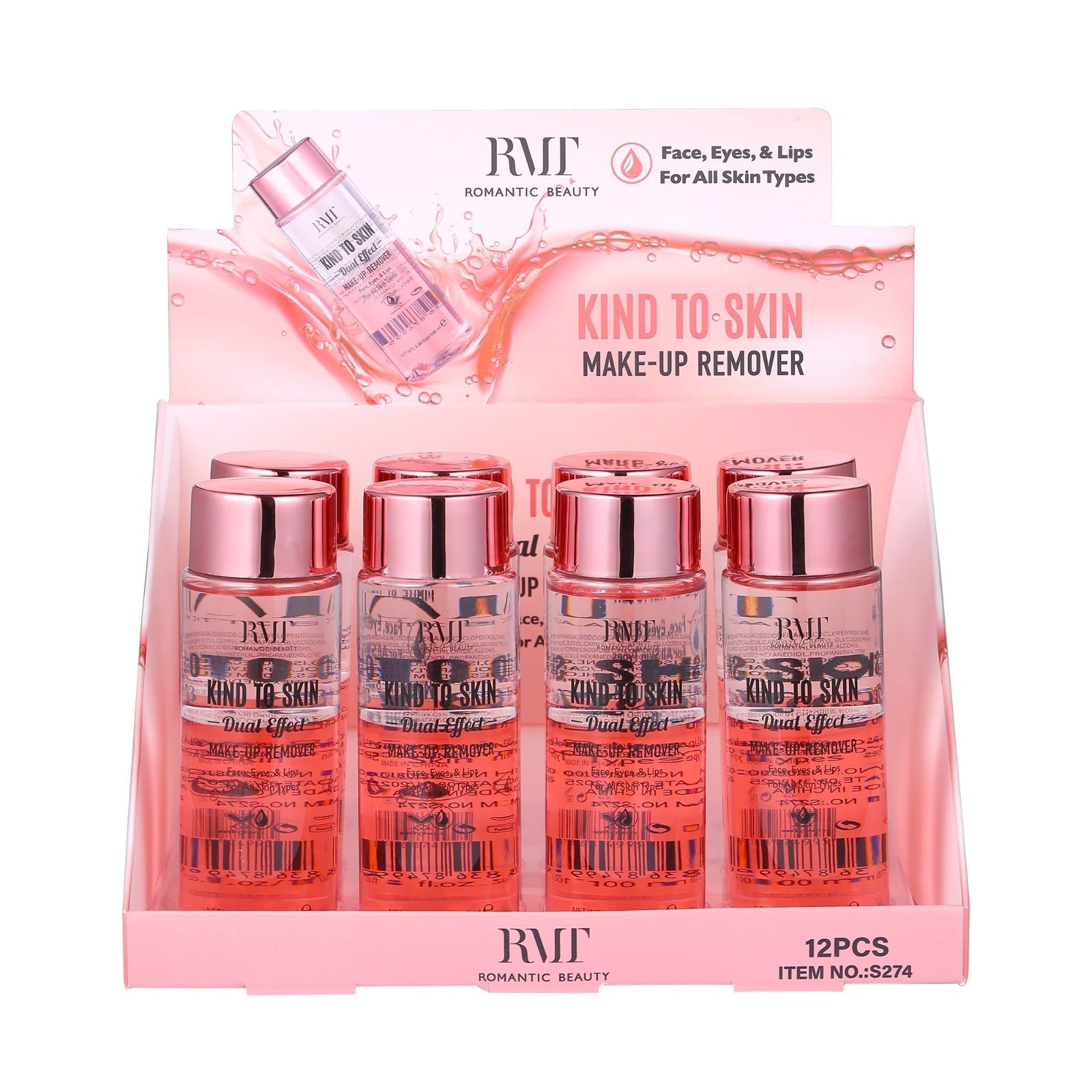 Display - Kind To Skin Makeup Remover - 12Pcs - MAKEUPMX Distribuidora