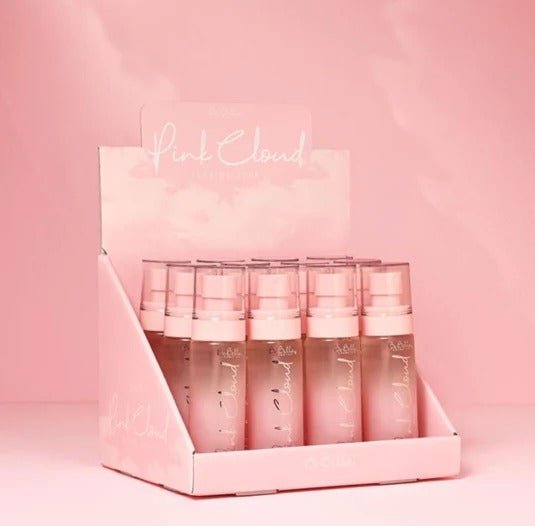 Display - Pink Cloud Setting Spray - 12 Pcs - MAKEUPMX Distribuidora