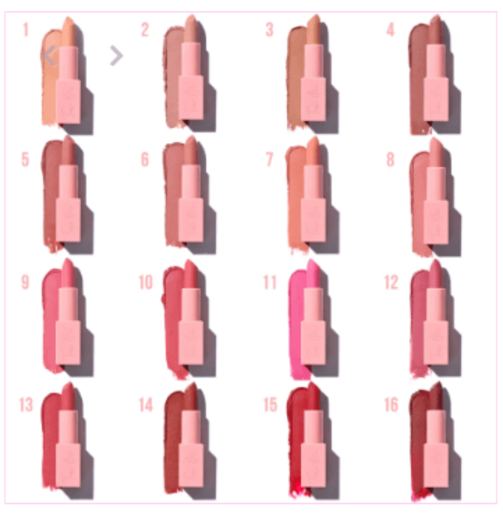 Display - Tease Me Lipsticks - 96 Pcs - MAKEUPMX Distribuidora