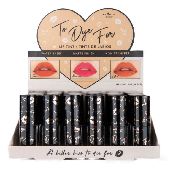 Display - To Dye For Lip Tint 36Pcs - MAKEUPMX Distribuidora