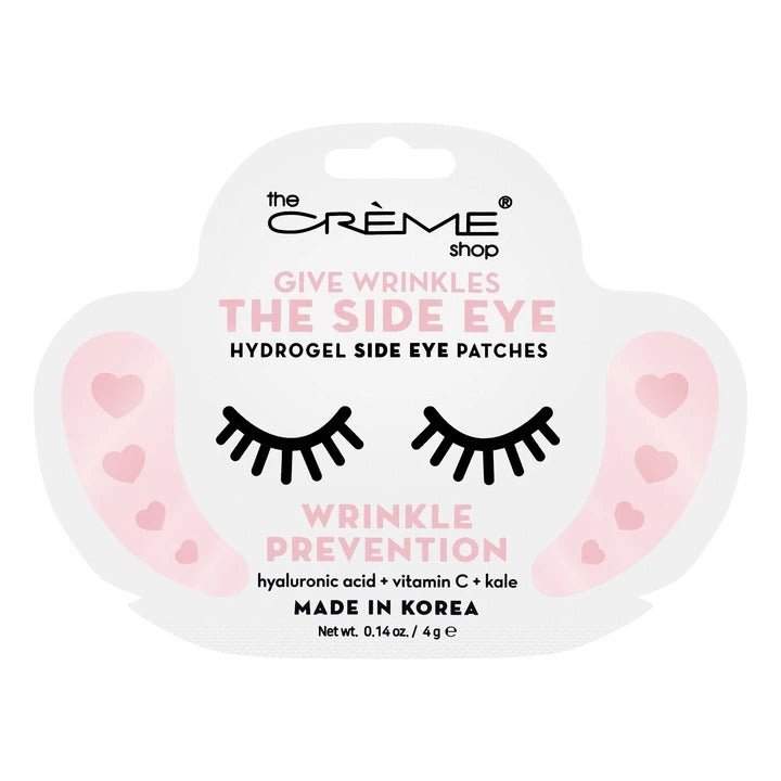 Give Wrinkles The Side Eye - Hydrogel Side Eye Patches, Wrinkle Prevention PINK - MAKEUPMX Distribuidora