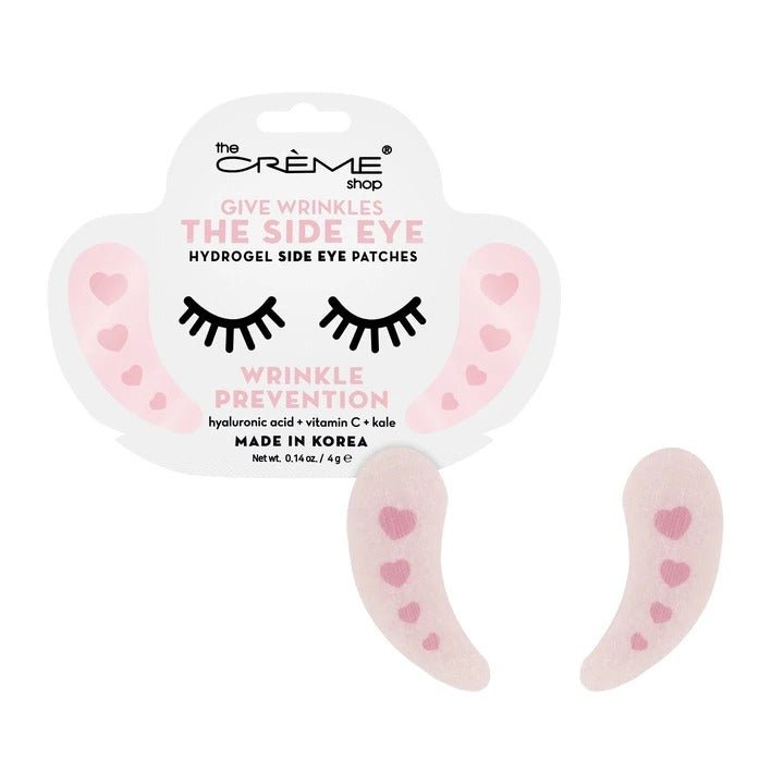 Give Wrinkles The Side Eye - Hydrogel Side Eye Patches, Wrinkle Prevention PINK - MAKEUPMX Distribuidora