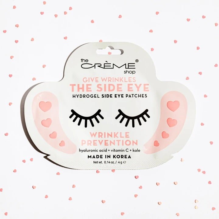 Give Wrinkles The Side Eye - Hydrogel Side Eye Patches, Wrinkle Prevention PINK - MAKEUPMX Distribuidora